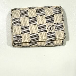 Louis Vuitton Damier Azur flap card case